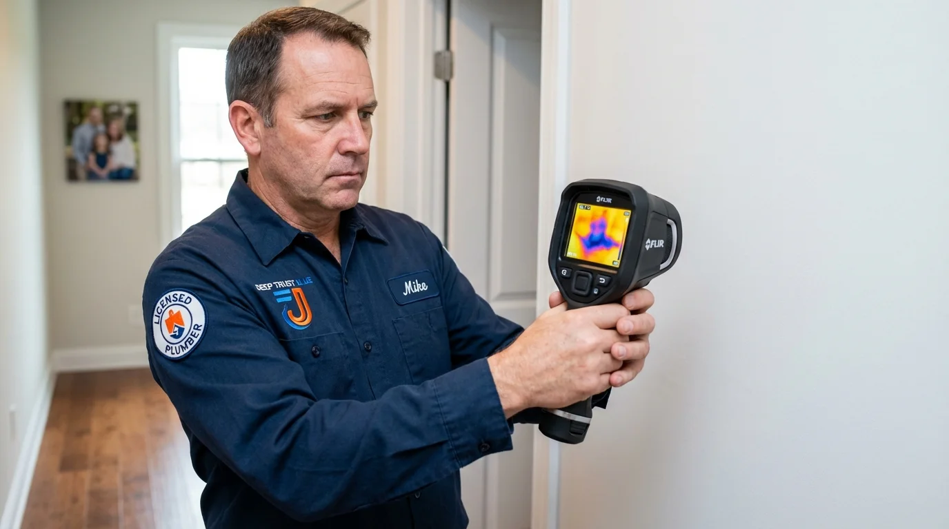 Thermal imaging leak detection by Johns Plumbing LLC in Kerhonkson